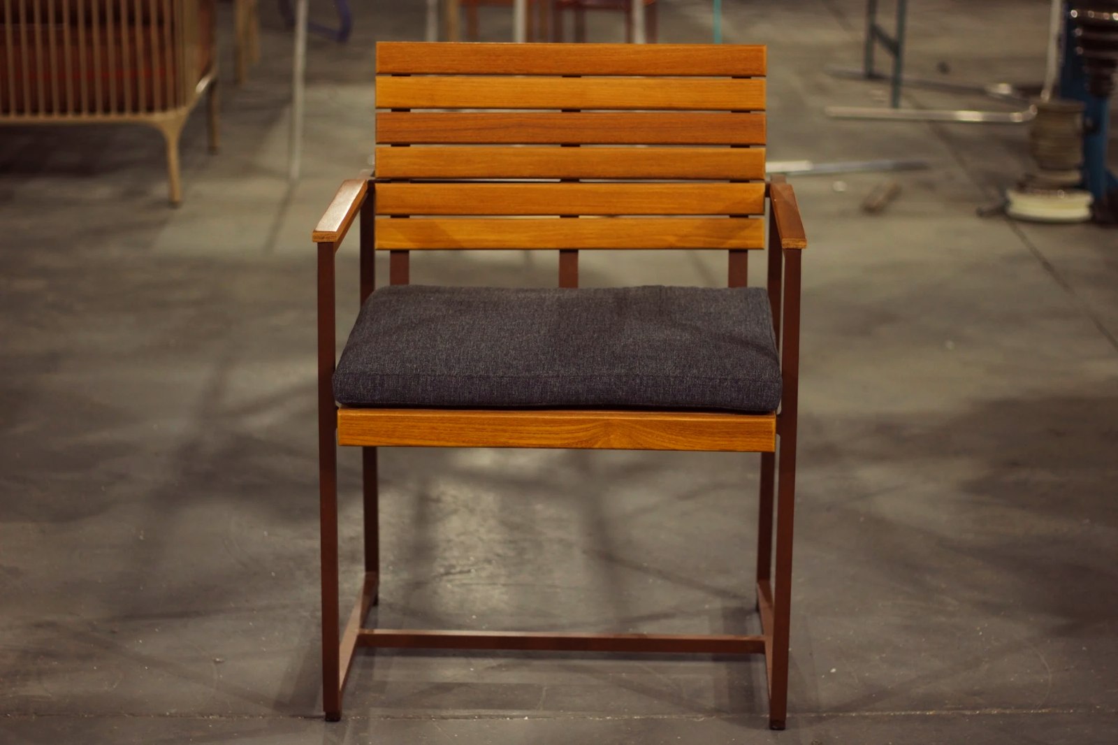Silla Ambar finalizada en el pabellón de fabricación de Mavie